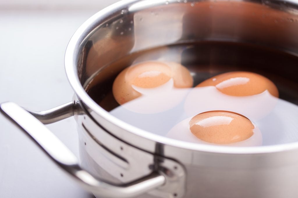 khasiat telur separuh masak