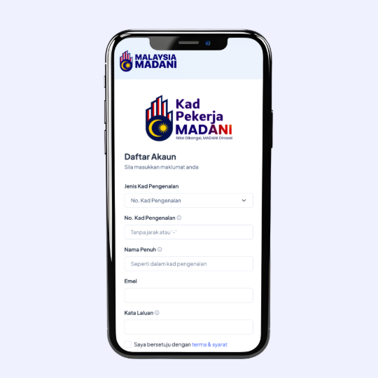 kad pekerja madani