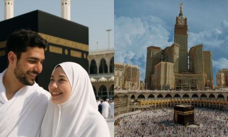 bulan madu sambil umrah