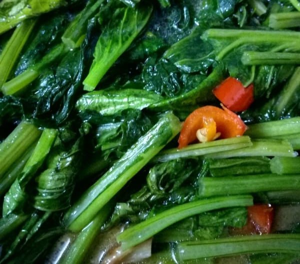 sawi goreng ringkas