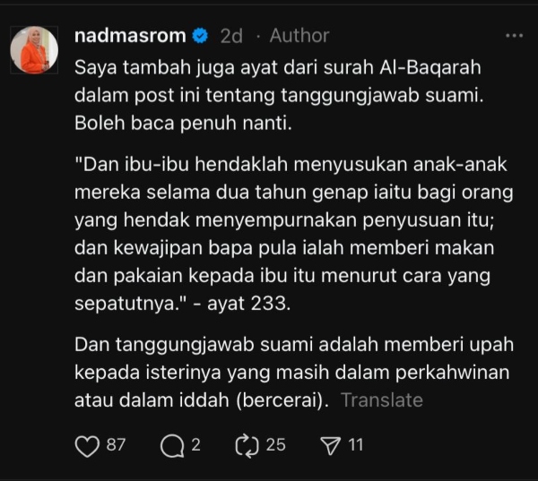 ibu menyusu badan