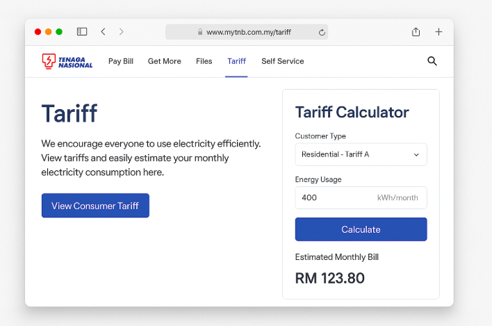 tarif elektrik