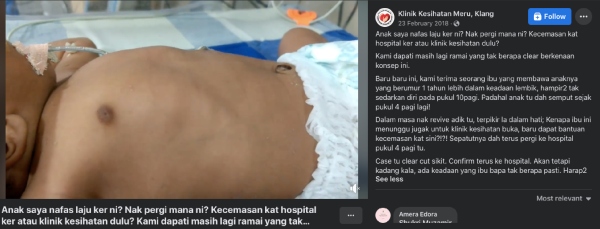 bernafas laju