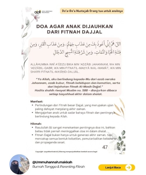 doa untuk anak