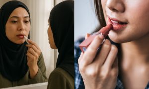 herpes di bibir