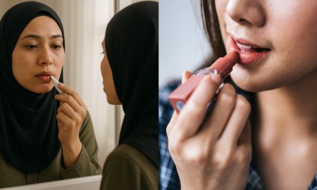 herpes di bibir