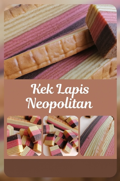 kek lapis neopolitan