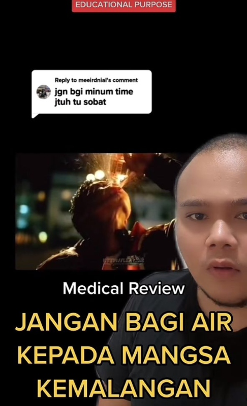 minum air