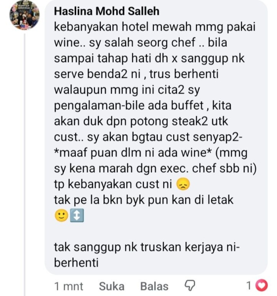 masakan hotel