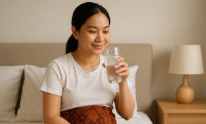 minum air sejuk