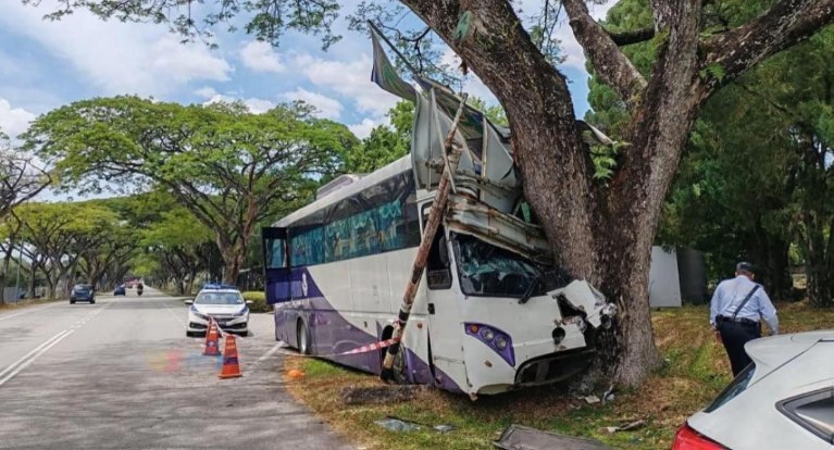kemalangan bas upm