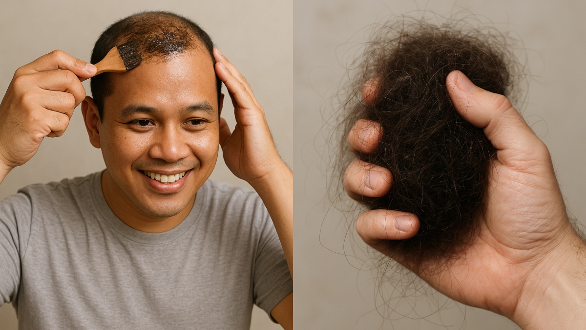 petua rambut banyak gugur