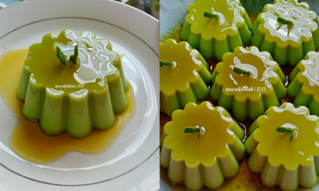 PUDING KARAMEL PANDAN