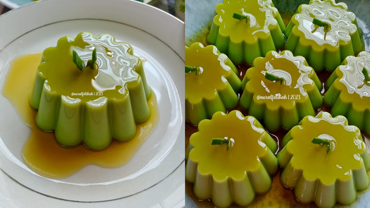PUDING KARAMEL PANDAN