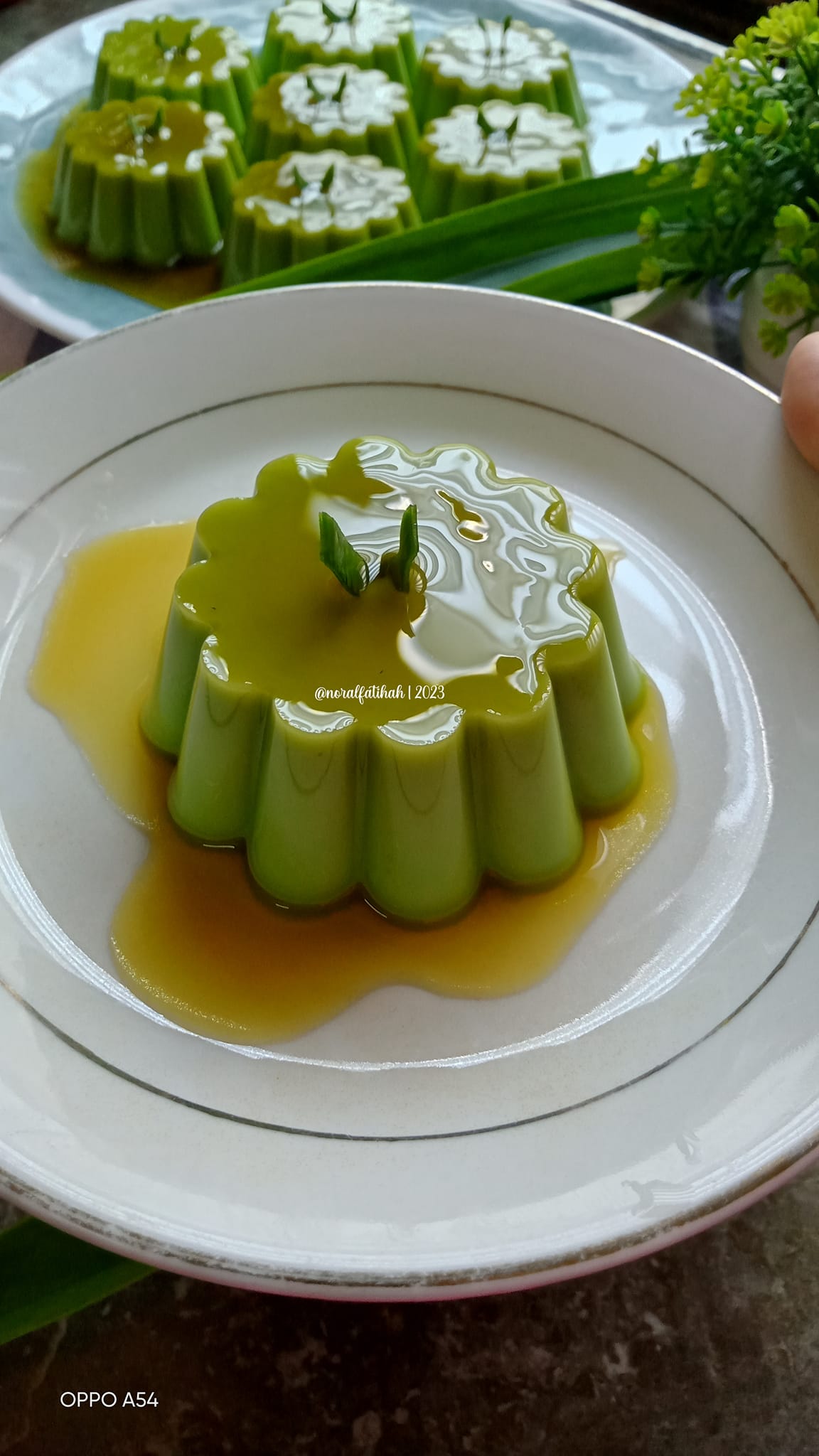 PUDING KARAMEL PANDAN