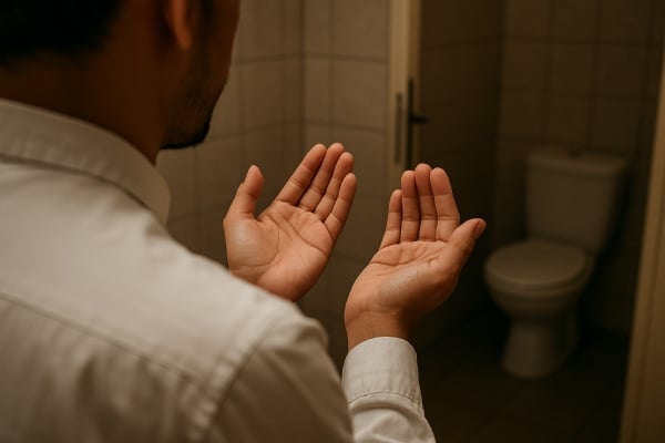 azan dalam tandas