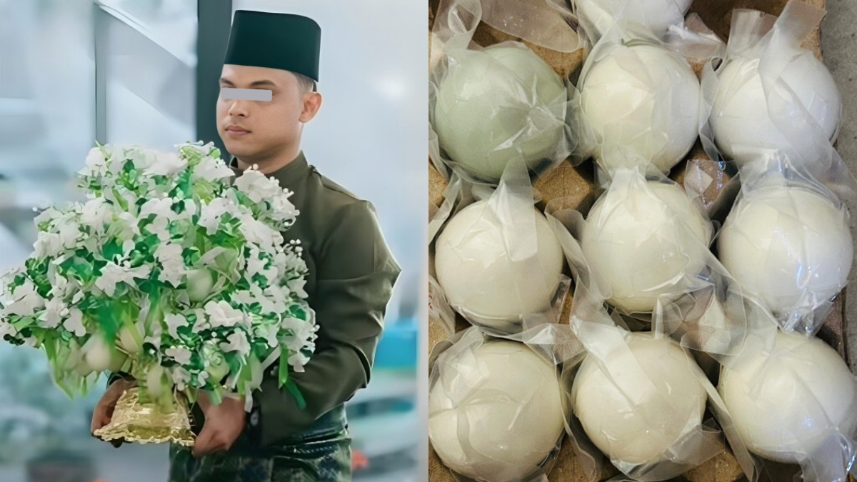 bunga telur kahwin