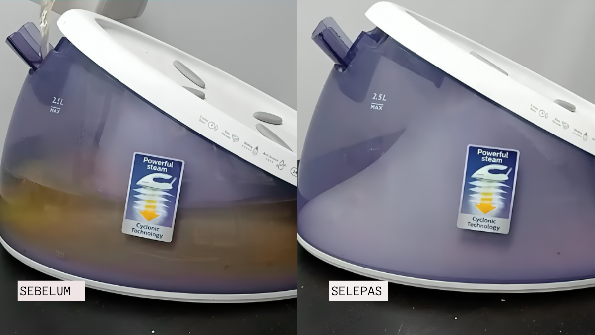 steam iron berkarat