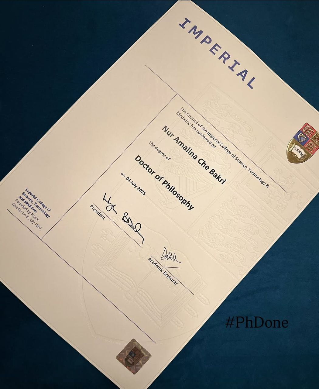 IJAZAH DOKTOR FALSAFAH
