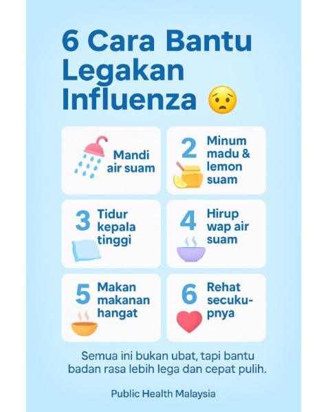 melegakan influenza