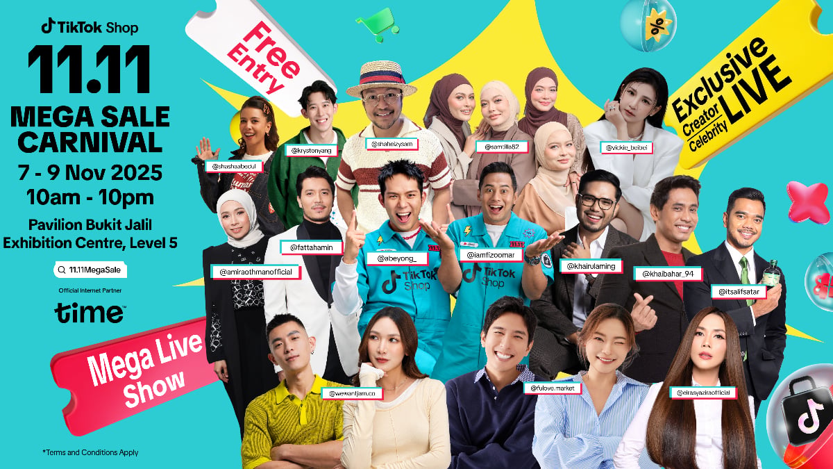 TikTok Shop 11.11 Mega Sale Carnival