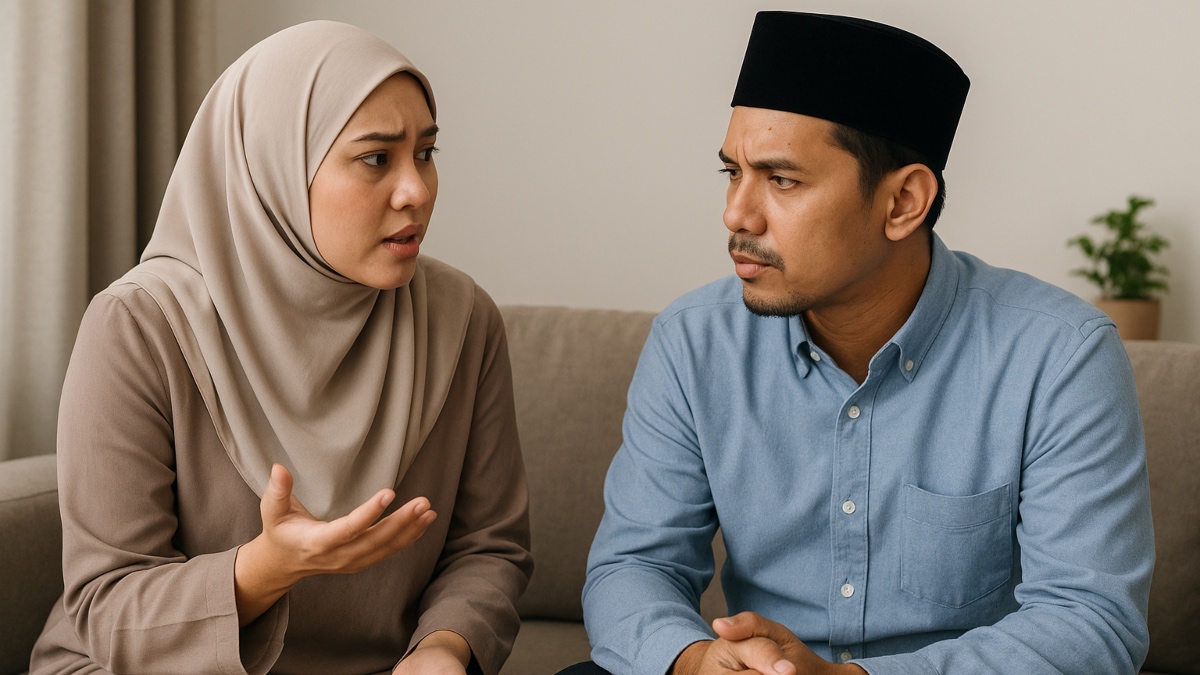 berbual dengan suami