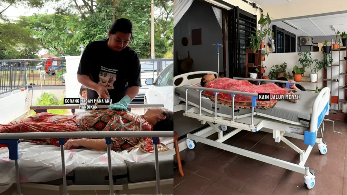 cara mandikan ibu sakit