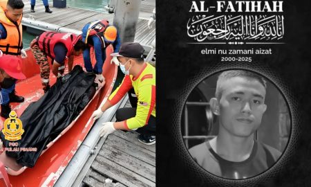 lelaki jatuh jambatan