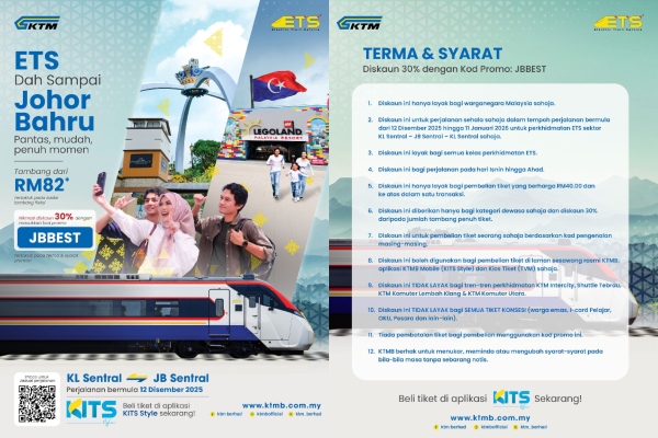 ETS ke JB Sentral