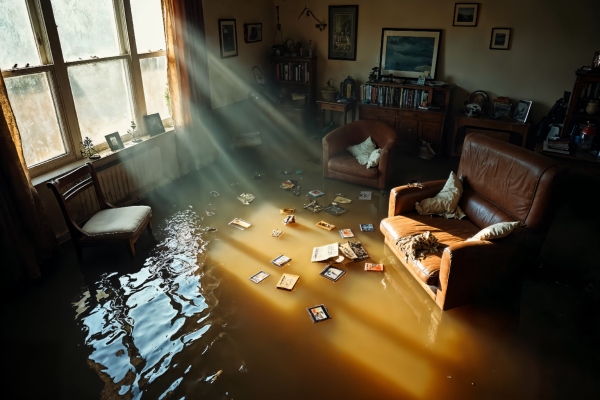 kemas rumah selepas banjir