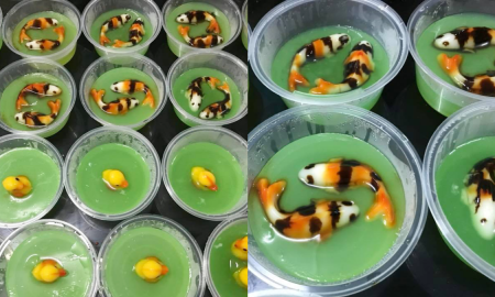 puding ikan koi