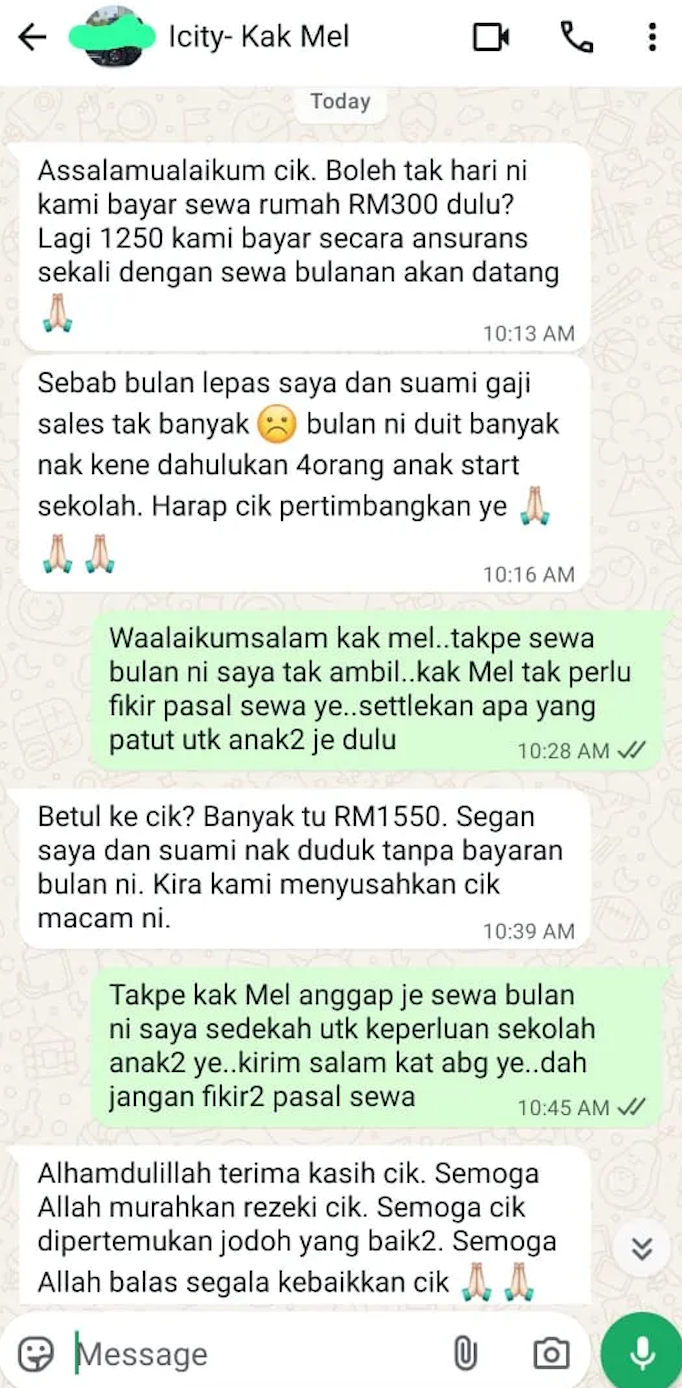bayaran rumah sewa