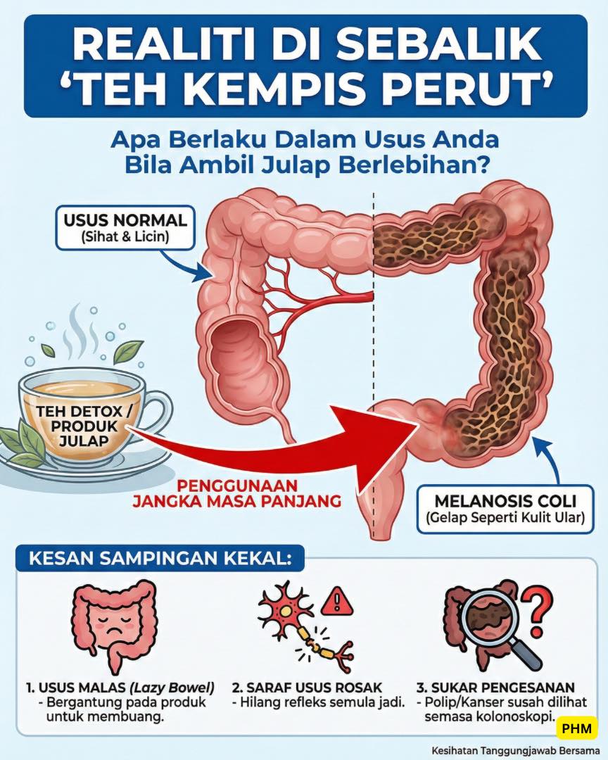 teh kempis perut