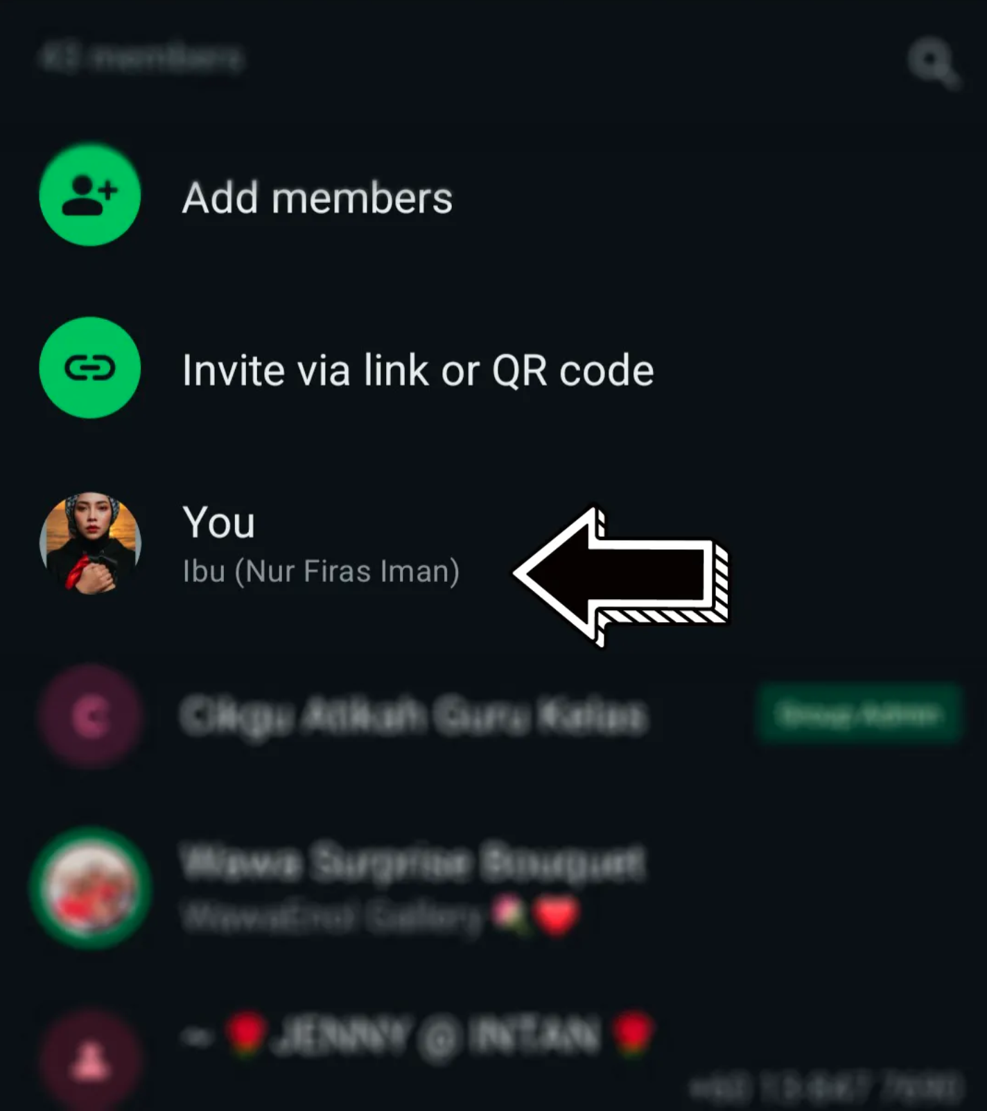 TAG NAMA WHATSAPP