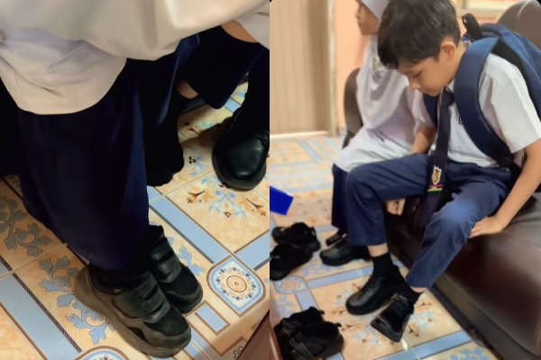 kasut sekolah