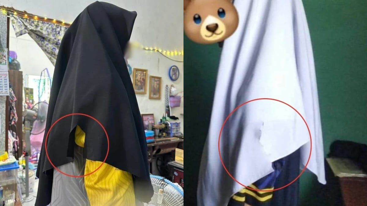 tudung sekolah