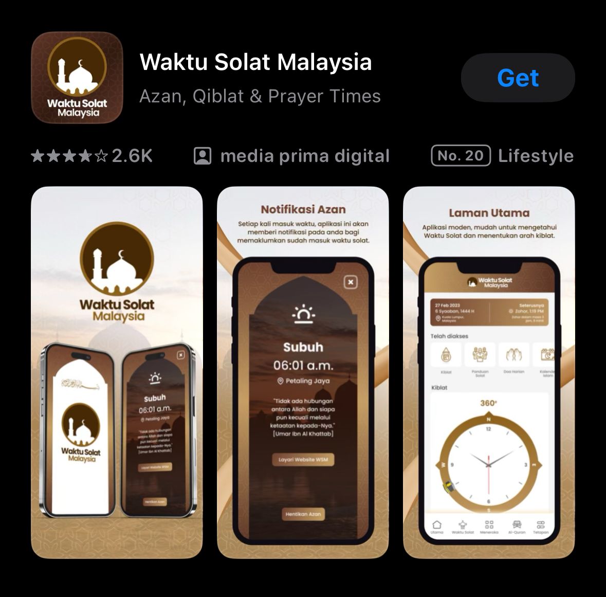 aplikasi waktu solat malaysia