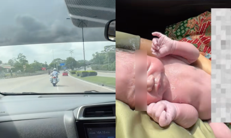 BERSALIN DALAM KERETA