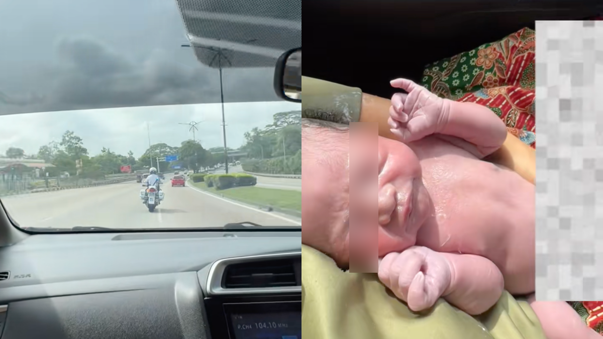 BERSALIN DALAM KERETA