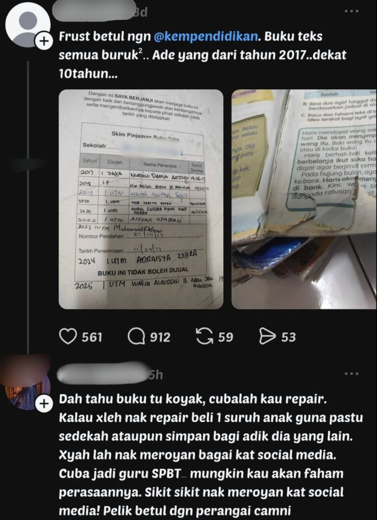 buku teks sekolah