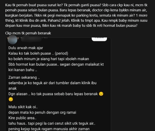ibu lepas bersalin