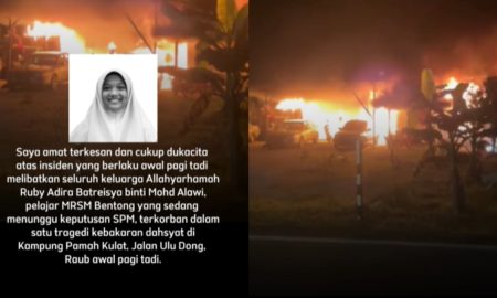 kebakaran di raub