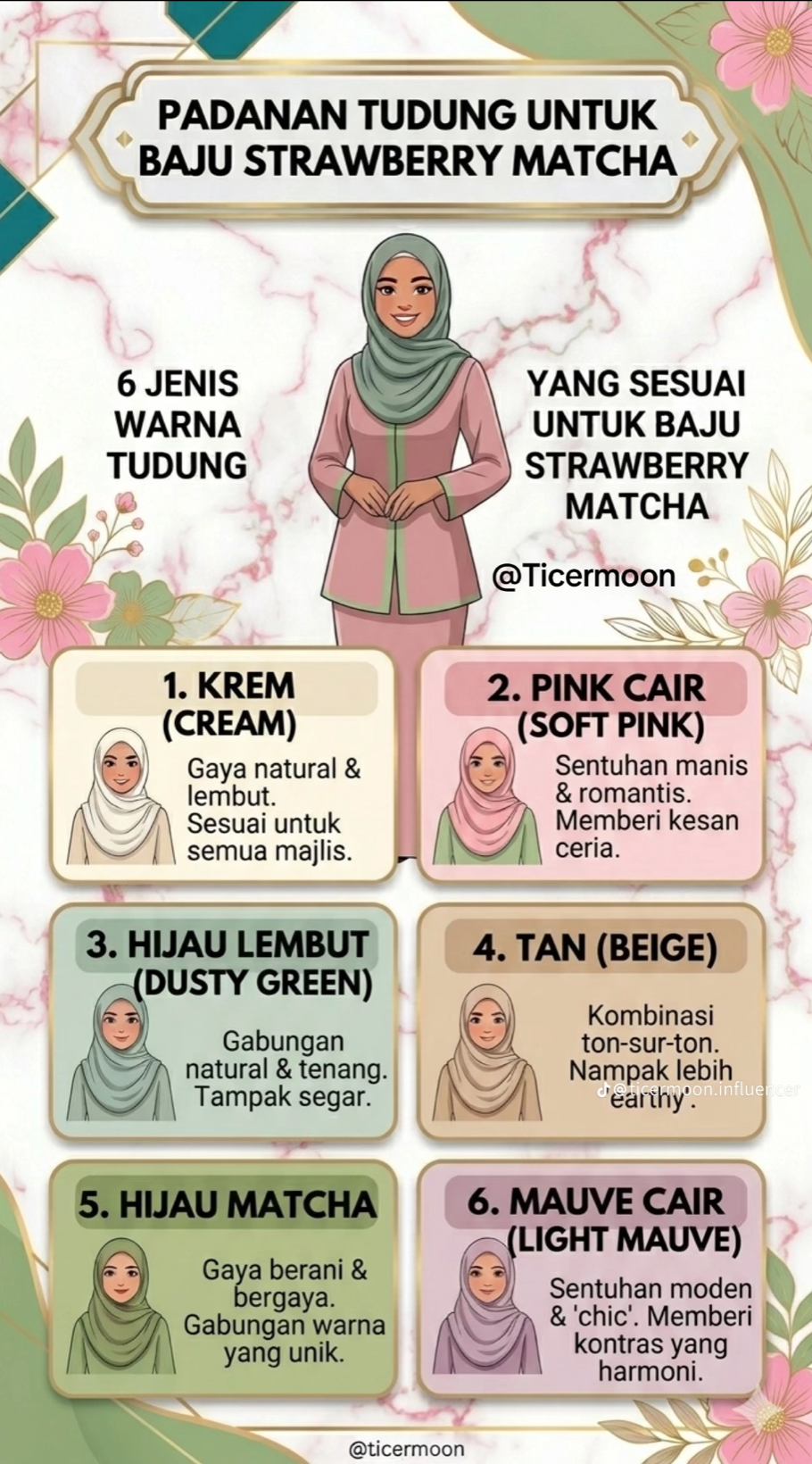 PADANAN WARNA TUDUNG