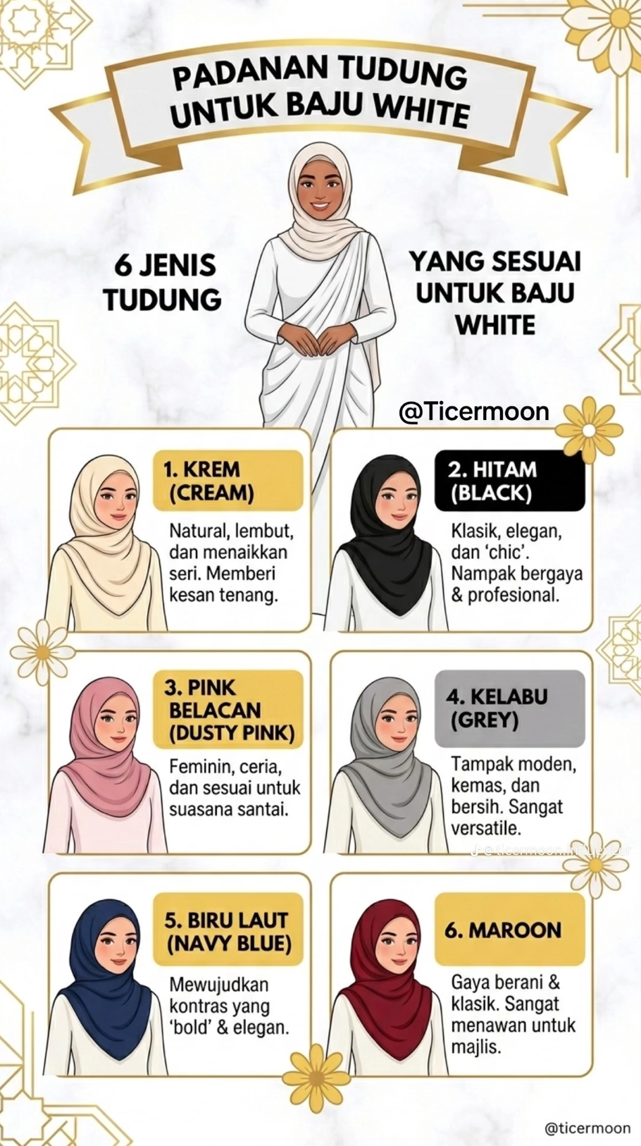 PADANAN WARNA TUDUNG