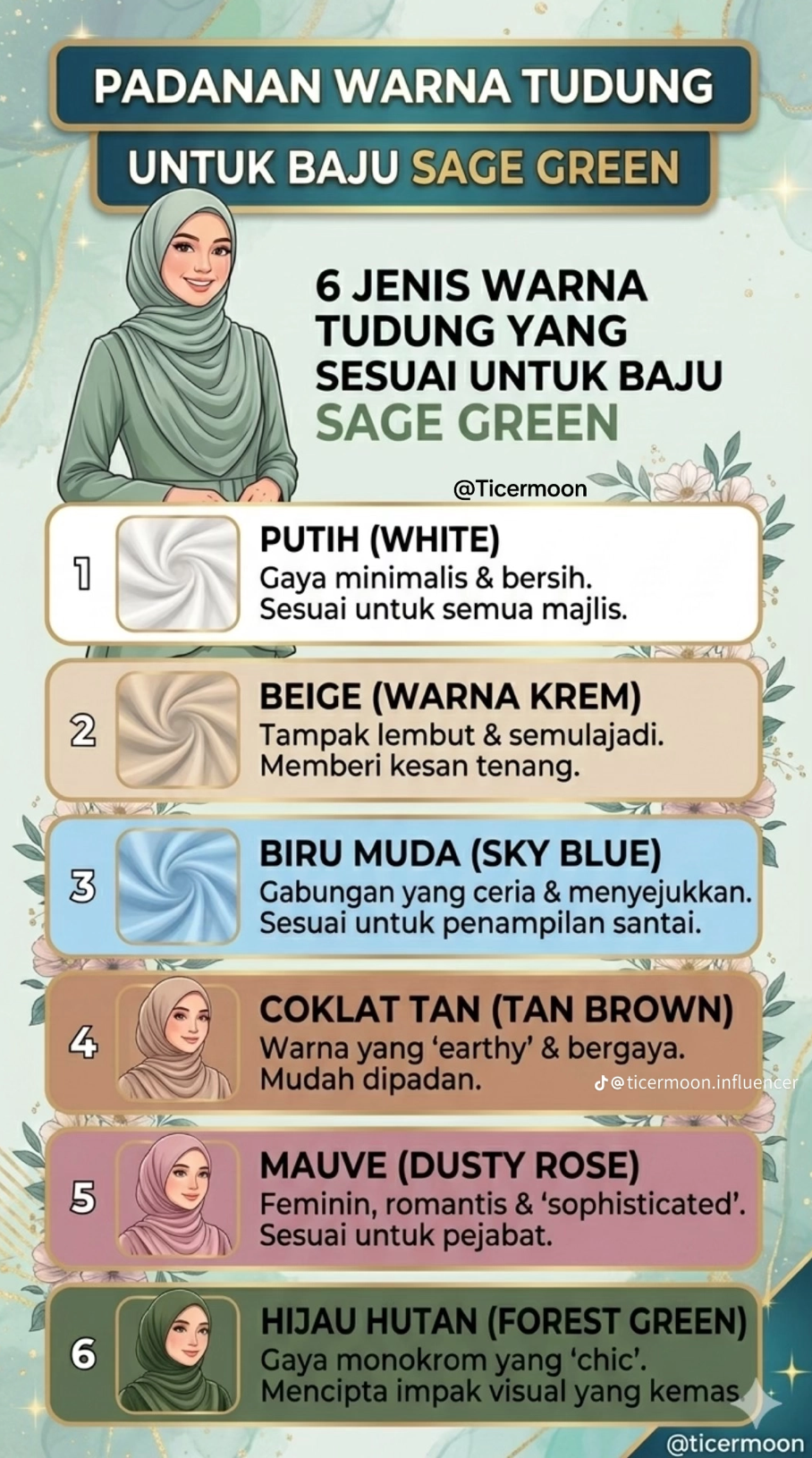PADANAN WARNA TUDUNG