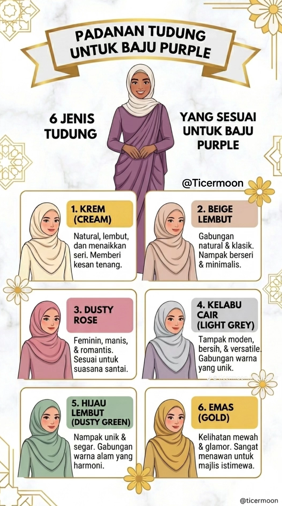 PADANAN WARNA TUDUNG