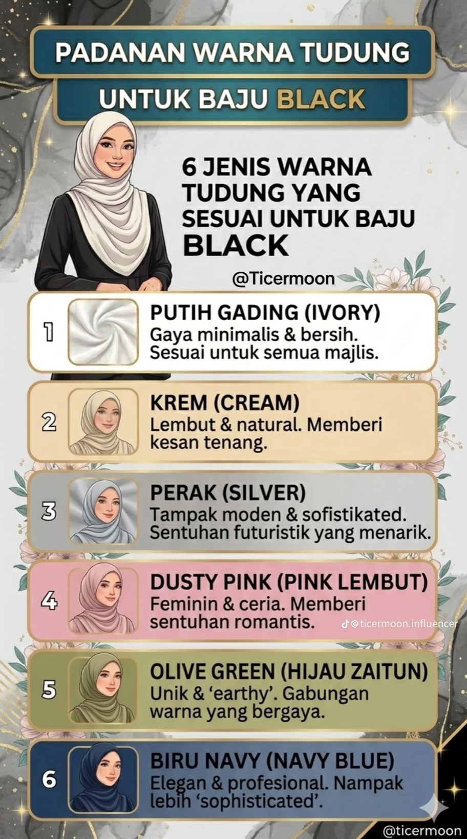 PADANAN WARNA TUDUNG