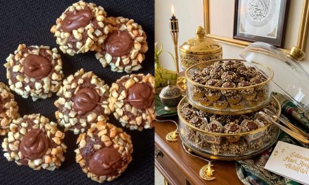 Nutella Button Cookies