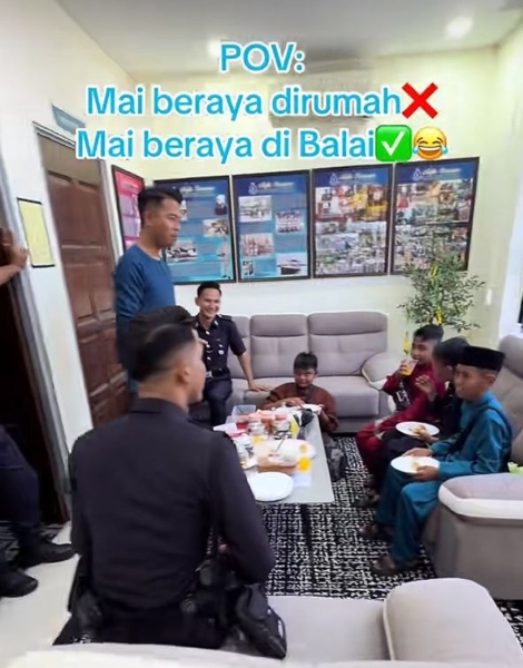 beraya di balai polis