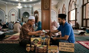 berniaga dalam masjid